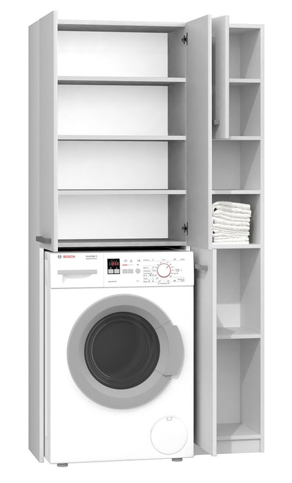 Topeshop ZESTAW MARPOL DD BIEL bathroom storage cabinet White