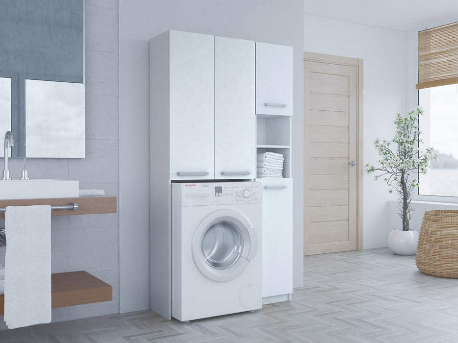 Topeshop ZESTAW MARPOL DD BIEL bathroom storage cabinet White