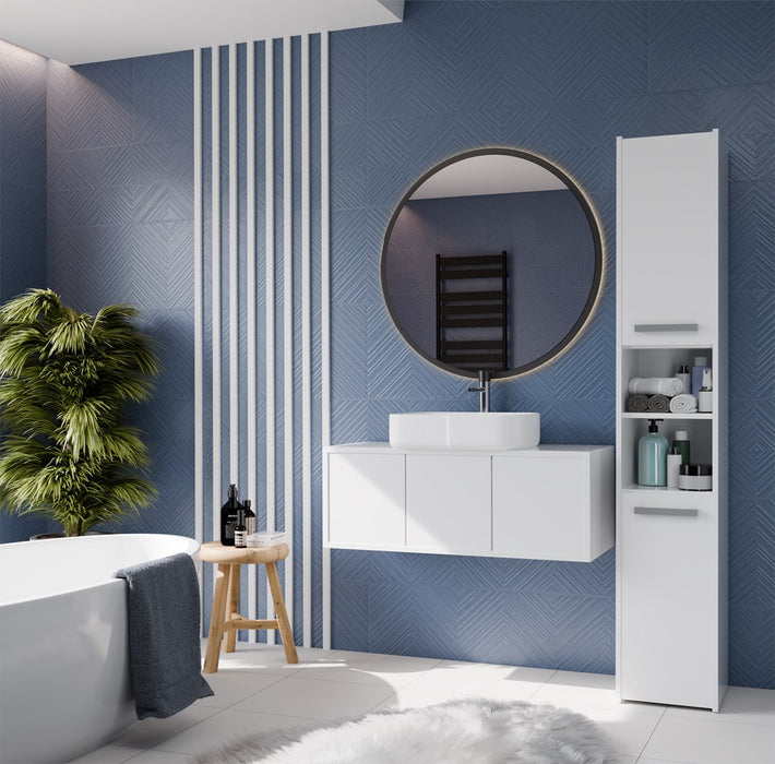 Topeshop S30 BIEL bathroom storage cabinet White