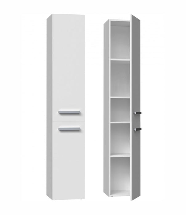 Bathroom cabinet NEL II 31x30x174 cm, matt white