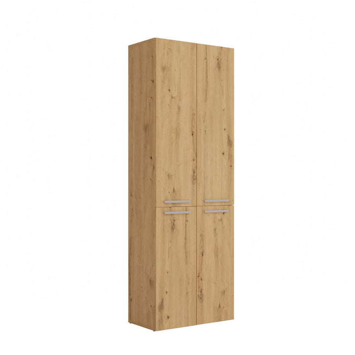 Topeshop NEL 1K DD ART KPL bathroom storage cabinet Oak