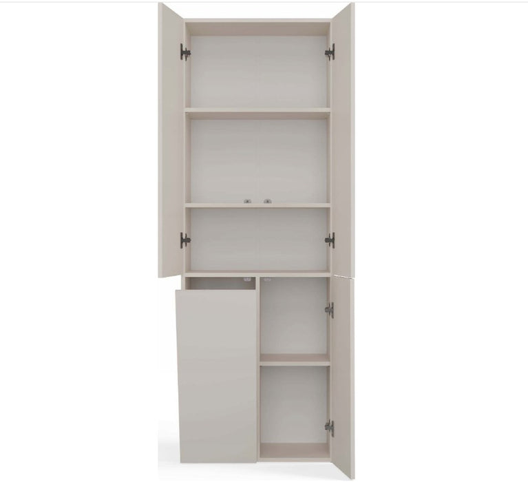 BATHROOM CABINET NEL DD 1K BASKET CASMERE COLOUR LONG DOORS