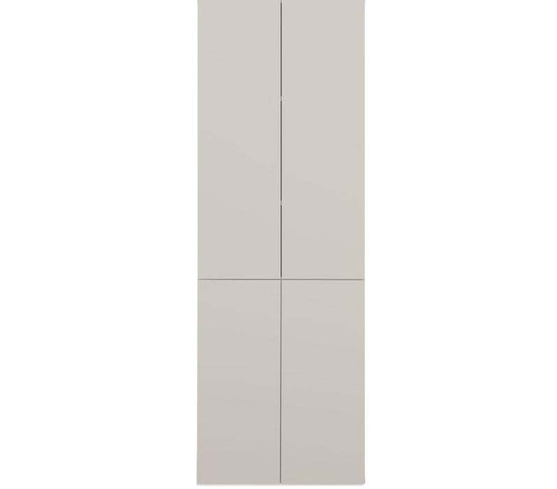 BATHROOM CABINET NEL DD 1K BASKET CASMERE COLOUR LONG DOORS