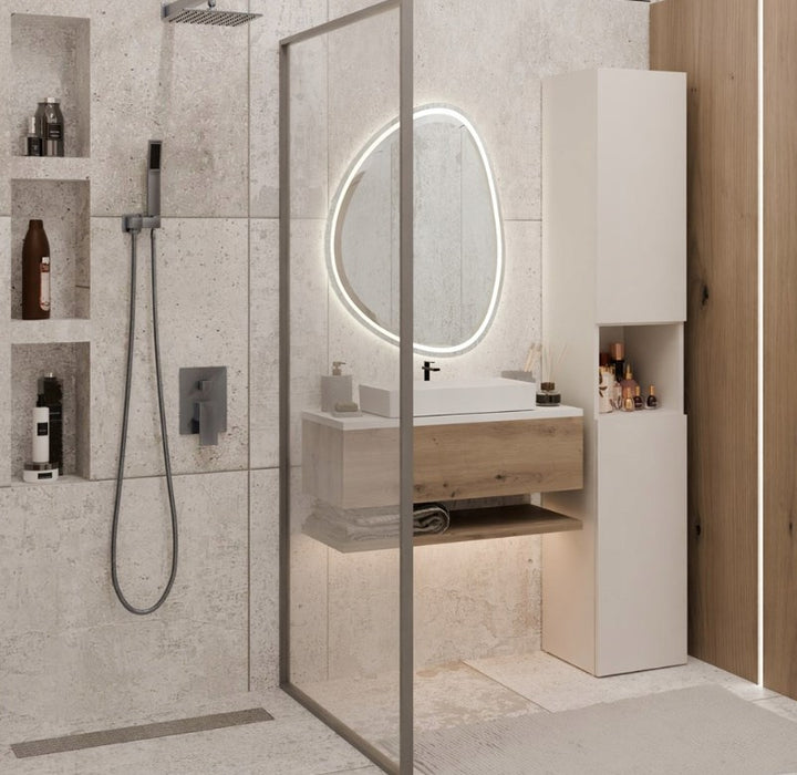 NEL BATHROOM POLE IN CASHMERE COLOUR