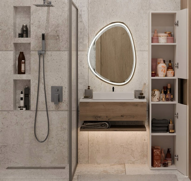 NEL BATHROOM POLE IN CASHMERE COLOUR