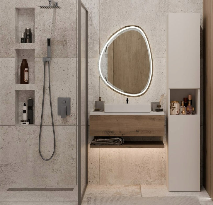 NEL BATHROOM POLE IN CASHMERE COLOUR
