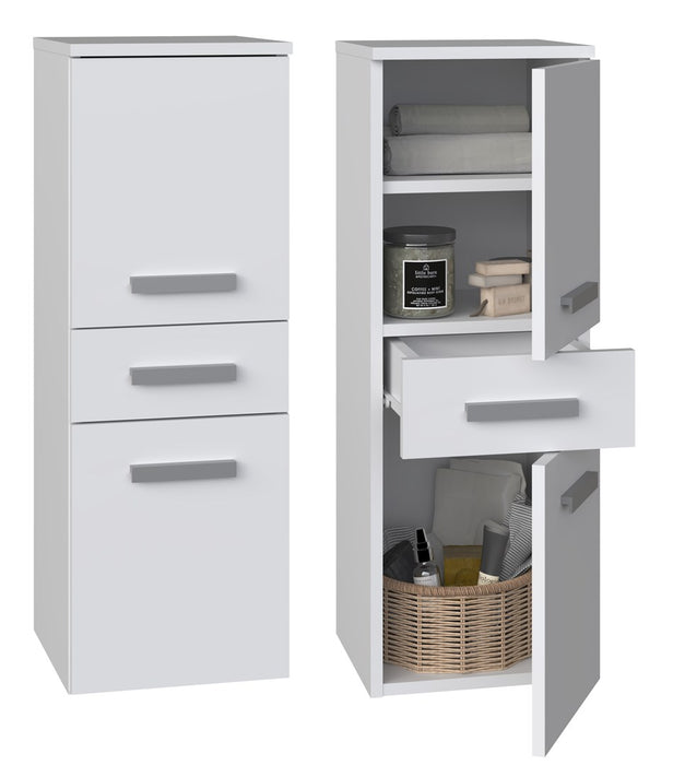 Topeshop NEL V DDS BIEL bathroom storage cabinet White