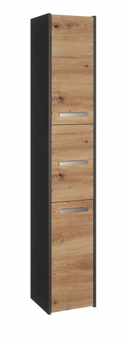 Topeshop S33 ANTRACYT/ARTISAN bathroom storage cabinet Oak