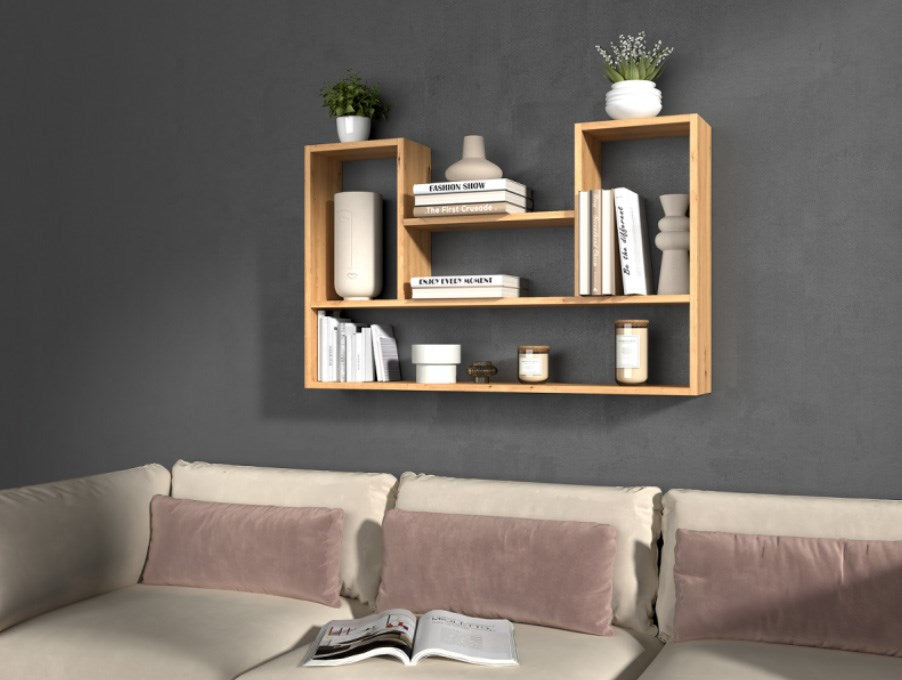 BILBAO 4P hanging rack 100x16x60 cm, artisan