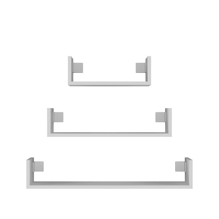 Topeshop MOBI 3P BIEL shelve Floating shelf Wall mounted Particle board White