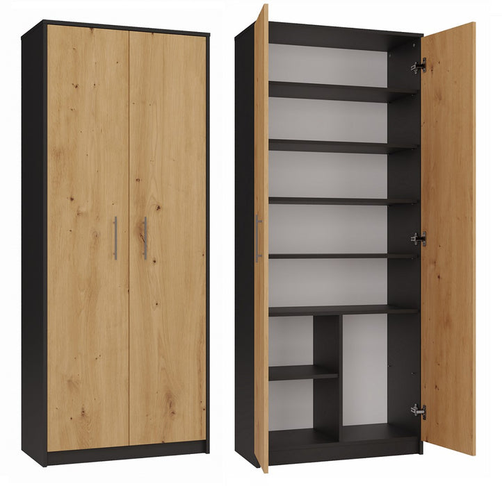 Topeshop OLIV 2D ANT/ART KPL office bookcase