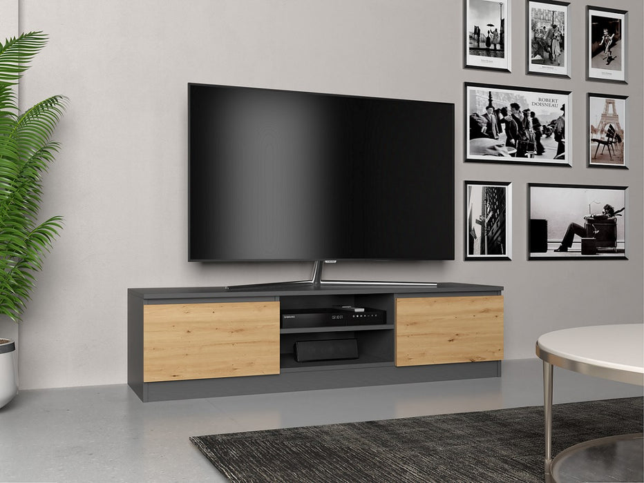 Topeshop RTV 140 ANTR/ARTIS TV stand/entertainment centre 2 shelves