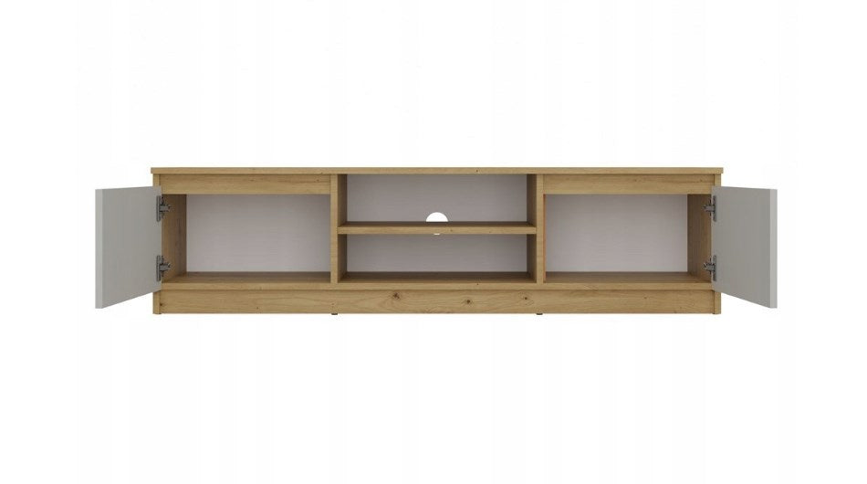 MALWA 140 TV cabinet, artisan oak/cashmere