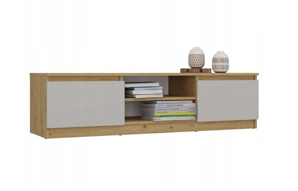 MALWA 140 TV cabinet, artisan oak/cashmere