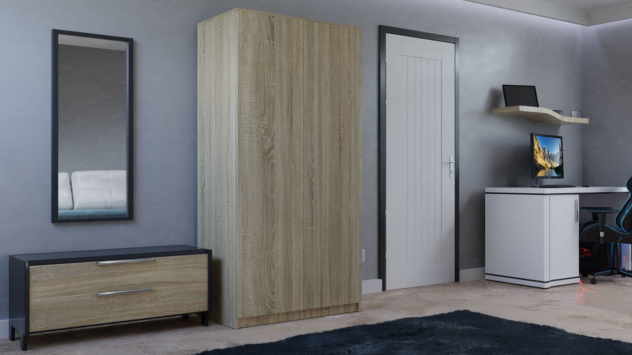 Wardrobe SD-90 Sonoma Oak