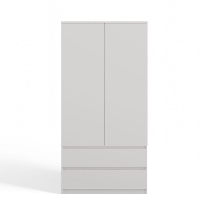 Topeshop SZAFA MALWA B bedroom wardrobe/closet 5 shelves 2 door(s) White