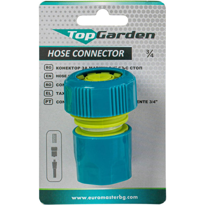 QUICK CONNECTION 3/4'' WITH STOP TG