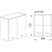 TOP ROW KITCHEN CABINET WITH TWO DOORS AND SHELF IRIM 60X30X72 CM - Модулни кухни<<<Кухненски мебели<<<Кухня<<<Praktiker