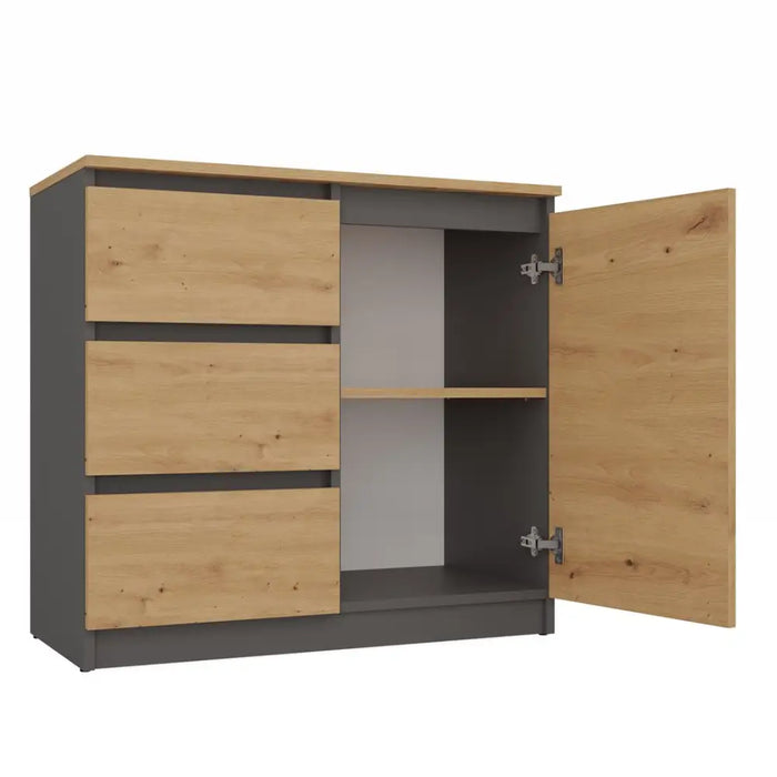 Topeshop COSTA ANT/ART BA KPL chest of drawers - Chests of drawers made of furniture boardKOY-ZPM<<<ChestsKOY<<<ActionPL