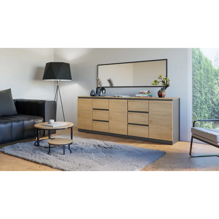 Topeshop COSTA ANT/ART BA KPL chest of drawers - Chests of drawers made of furniture boardKOY-ZPM<<<ChestsKOY<<<ActionPL