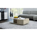 Topeshop DENVER SONOMA coffee/side/end table Coffee table Free-form shape 1 leg(s) - Wooden benches