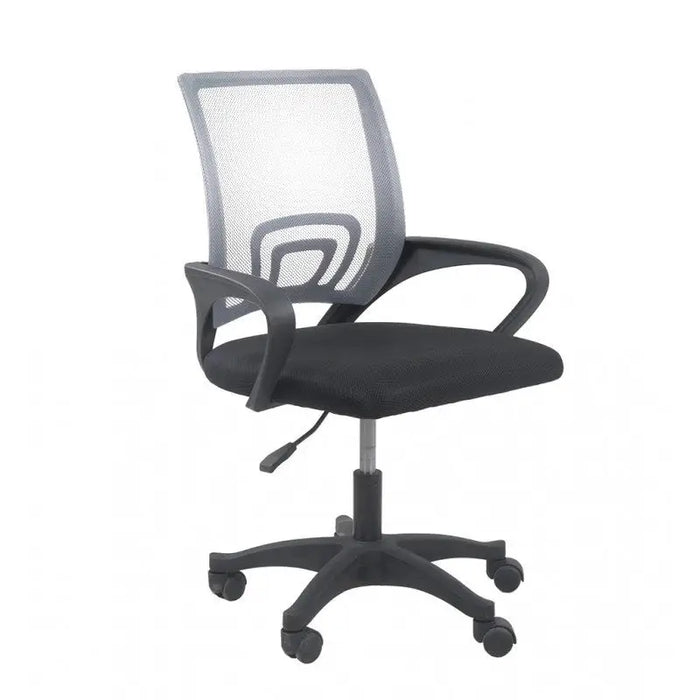 Topeshop FOTEL MORIS SZARY office/computer chair Padded seat Mesh backrest - Office