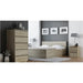Topeshop K2 SONOMA nightstand/bedside table 2 drawer(s) Oak - Bedside tables made of furniture boardSZN-PME<<<Bedside