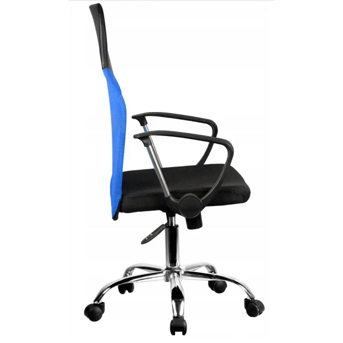 Topeshop KRZESŁO NEMO NIEBIESKIE office/computer chair Padded seat Mesh backrest - Office