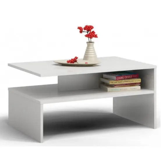 Topeshop ŁAWA BOSTON BIEL coffee/side/end table Coffee table Free-form shape 2 leg(s) - Wooden benches