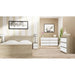 Topeshop M2 SONOMA MIX nightstand/bedside table 2 drawer(s) Oak White - Bedside tables made of furniture