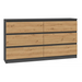 Topeshop M6 140 ANT/ART KPL chest of drawers - Chests of drawers made of furniture boardKOY-ZPM<<<ChestsKOY<<<ActionPL