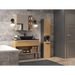 Topeshop NEL I ANT/ART bathroom storage cabinet Graphite Oak - Standing bathroom cabinetsMLA-SZS<<<Bathroom