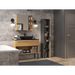 Topeshop NEL I ANT/ART bathroom storage cabinet Graphite Oak - Standing bathroom cabinetsMLA-SZS<<<Bathroom