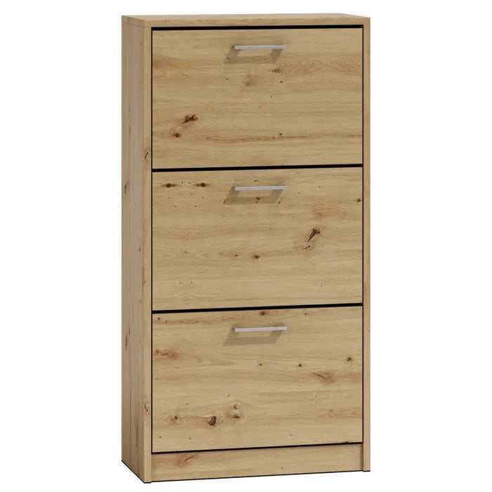 Topeshop PAULA ARTISAN shoe organizer Closed Oak - Shoe cabinetsMEP-SNB<<<Hall furnitureMEP<<<ActionPL