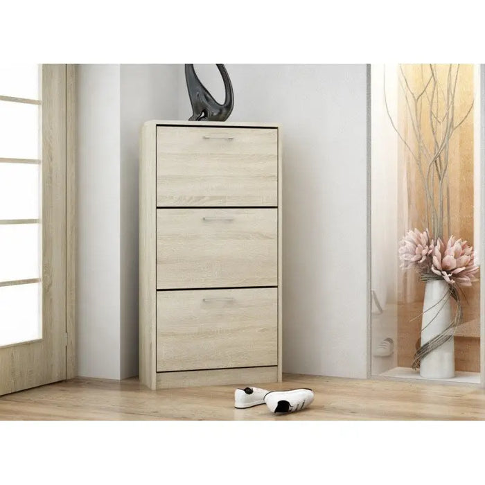 Topeshop PAULA SONOMA shoe organizer Closed Oak - Shoe cabinetsMEP-SNB<<<Hall furnitureMEP<<<ActionPL