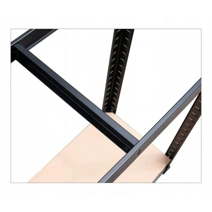 Topeshop REGAŁ P9030 CZARNY garden tool storage rack Freestanding Galvanized steel MDF - Metal