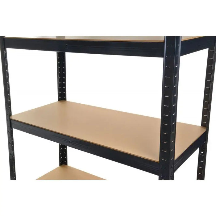 Topeshop REGAŁ P9030 CZARNY garden tool storage rack Freestanding Galvanized steel MDF - Metal