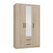 Topeshop ROMANA 120 SON L bedroom wardrobe/closet 6 shelves 3 door(s) Oak - Openable