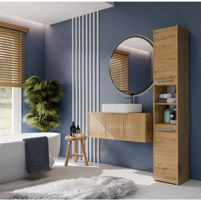 Topeshop S30 ARTISAN bathroom storage cabinet Oak - Standing bathroom cabinetsMLA-SZS<<<Bathroom furnitureMLA<<<ActionPL
