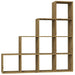 Topeshop STEP ARTISAN 4X4 living room bookcase - Wooden shelvesRGA-DRE<<<ShelvesRGA<<<ActionPL
