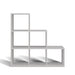 Topeshop STEP BIEL 3X3 living room bookcase - Wooden shelvesRGA-DRE<<<ShelvesRGA<<<ActionPL