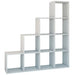 Topeshop STEP BIEL 4X4 living room bookcase - Wooden shelvesRGA-DRE<<<ShelvesRGA<<<ActionPL