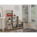 Topeshop STEP SONOMA 3X3 living room bookcase - Wooden shelvesRGA-DRE<<<ShelvesRGA<<<ActionPL