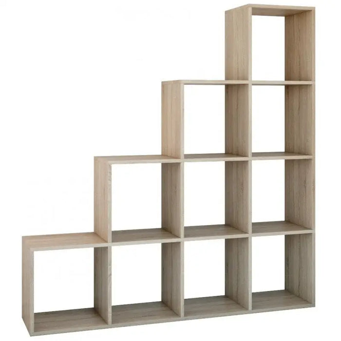 Topeshop STEP SONOMA 4X4 living room bookcase - Wooden shelvesRGA-DRE<<<ShelvesRGA<<<ActionPL