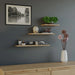 Topeshop TOBI 3P ARTISAN shelve Floating shelf Wall mounted Particle board Oak Wood - Furniture wooden