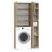 Topeshop ZESTAW MARPOL DD SONOMA bathroom storage cabinet Oak - Bathroom shelvesMLA-REG<<<Bathroom
