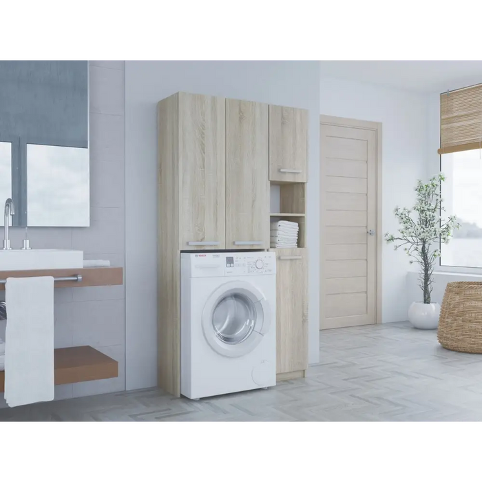 Topeshop ZESTAW MARPOL DD SONOMA bathroom storage cabinet Oak - Bathroom shelvesMLA-REG<<<Bathroom