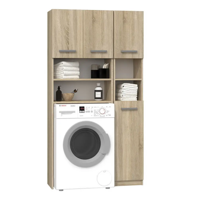 Topeshop ZESTAW MARPOL SON bathroom storage cabinet Oak - Bathroom shelvesMLA-REG<<<Bathroom furnitureMLA<<<ActionPL