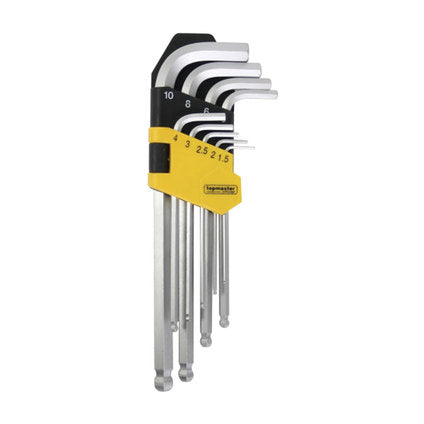 HEXAGON SET WITH BALL 1.5-10 MM TOPMASTER