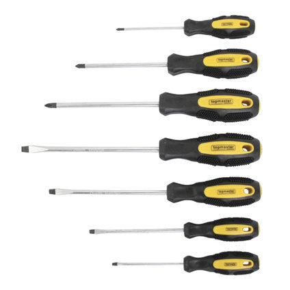 SCREWDRIVER SET 7 PCS. TOPMASTER